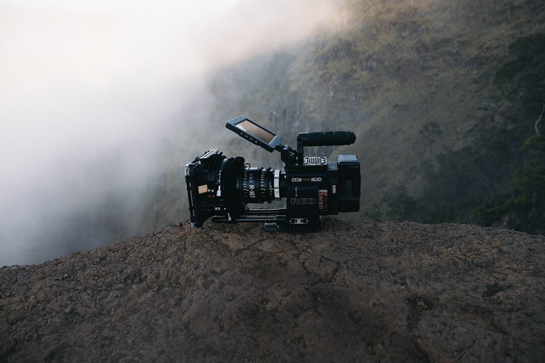 cinematic camera shot