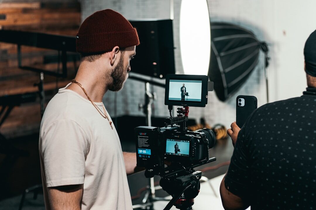 innovative video camera on set