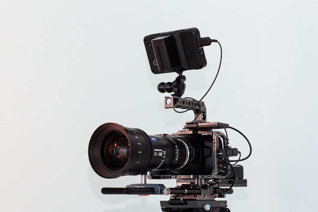 innovative video camera on set