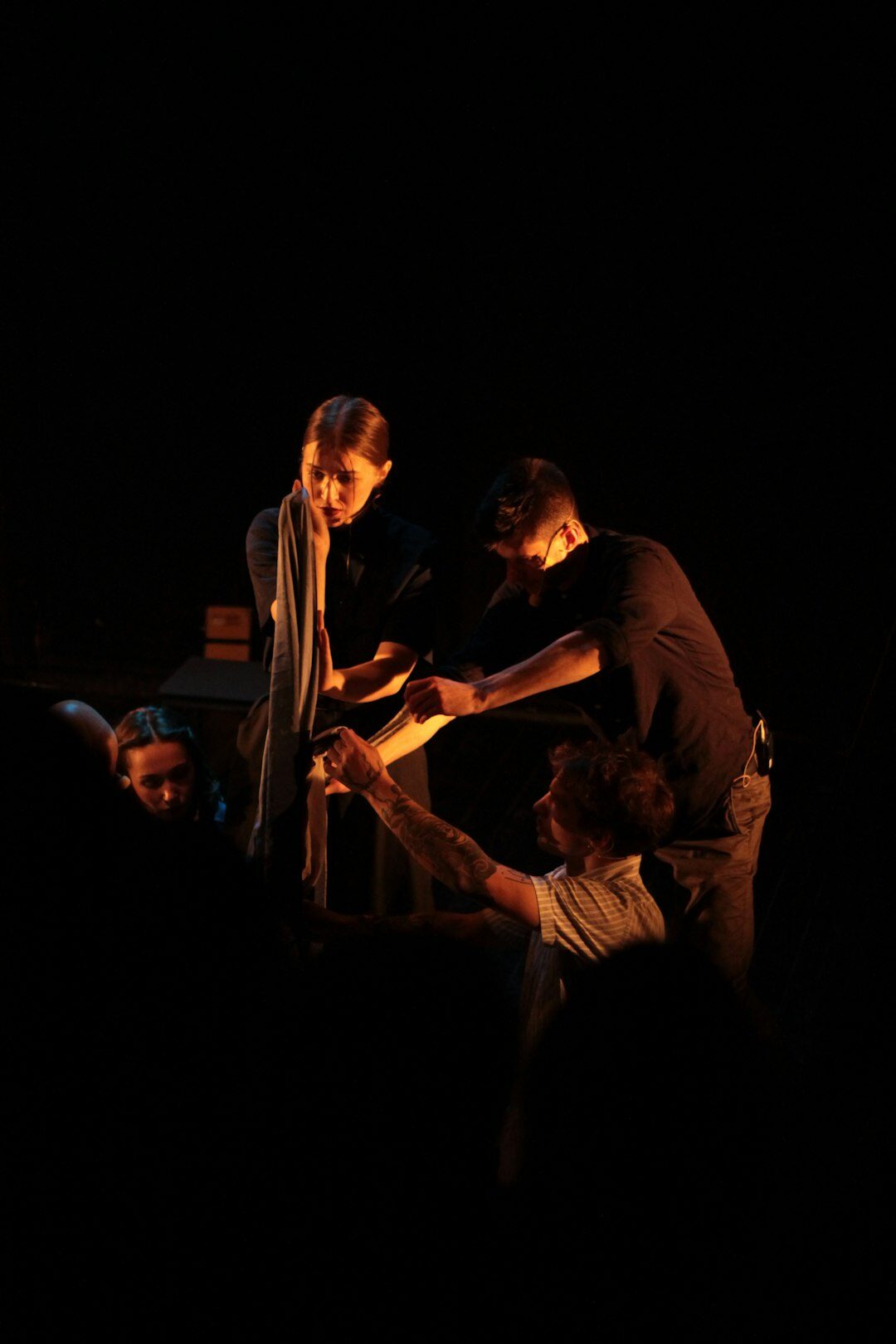 actors performing scene