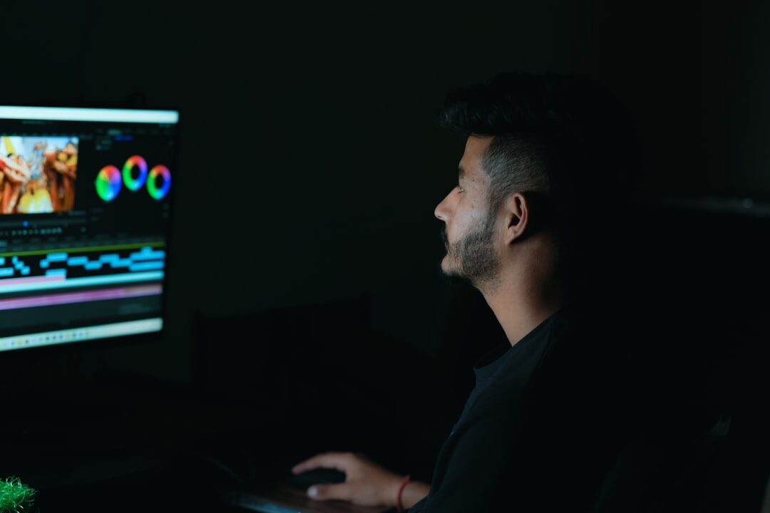 filmmaker using creative transition effects